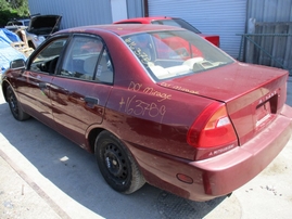 2000 MITSUBISHI MIRAGE DE BURGUNDY 1.8L AT 163759